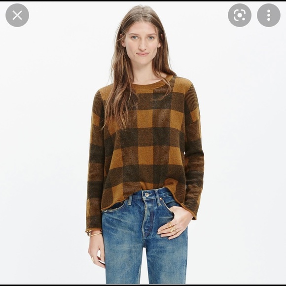 madewell inkcheck plaid sweater - Picture 7 of 7